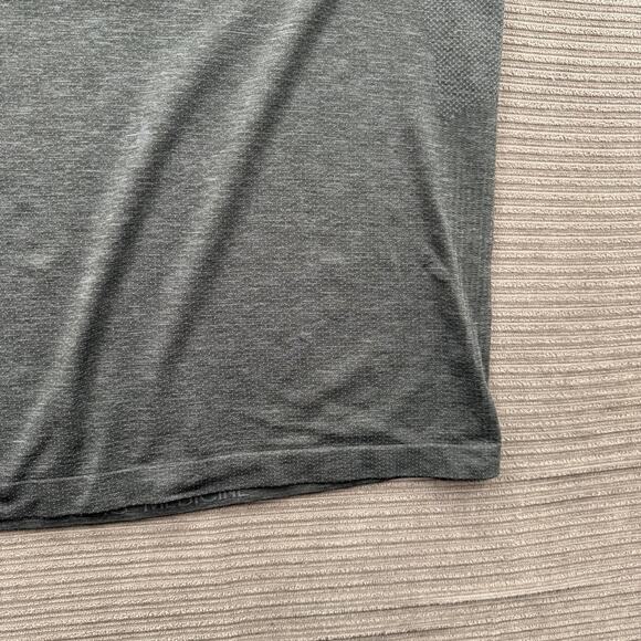 Lululemon Polo Shirt Mens Large Gray Movement Is Medicine Golf Activewear - Picture 8 of 9